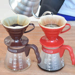 HARIO V60 Coffee Dripper & Server Set VCSD-02CBR Chocolate Color